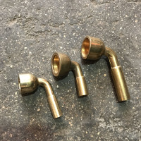 古玩杂件黄铜机制旱烟斗烟具传统老式黄铜工艺品混批烟锅