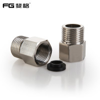 RKT4黄铜加厚燃气管燃气阀转换接头3分M18内丝转4分外丝接头变径