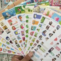 不防水韩版卡通名字贴 手写姓名贴 幼儿园便签纸 名字条 标签条