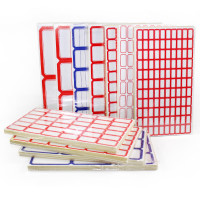 自粘性小标签贴口取纸标价贴不干胶图书分类纸办公学生用品