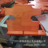 樱桃红色Ins家居装饰实木手机支架批发 创意多功能木质手机支架