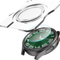 2 упаковки Galaxy Watch 6 защитная пленка для экрана, комплект для установки автоматического выравнивания, аксессуары. Защитная пленка из закаленного стекла ТОЛЬКО Samsung Watch 6 Classic