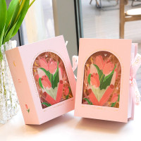 母亲节礼物郁金香伴手礼礼盒批发礼品盒子包装手提生日礼物盒空盒