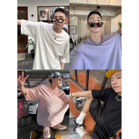 威廉威【大衛約會雅典娜】60只精紡高捻棉 外縫收邊大廓形短袖TEE