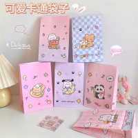 圣诞节ins韩风卡通加厚100g牛皮纸袋礼品包装袋拍照道具整理袋子