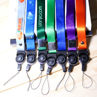 手机挂绳宽U盘细线挂脖绳子可拆卸旋转合扣个性卡通图案可定logo