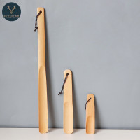 日式榉木鞋拔子家用提鞋器老人小孩穿鞋不弯腰木质鞋抽鞋扒鞋溜子