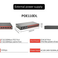Сетевой коммутатор STEAMEMO, серия SSC, ии, POE, 48 В, активный сетевой коммутатор POE, 90 Вт, источник питания, Ethernet, 100 Мбит/с