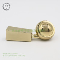 厂家直销 镀金长方桶球形锌合金脚轮 家具万向轮 地毯桌椅轮