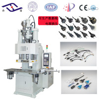 厂家制造数据线材注塑机C型立式成型机 VL35C型电源插头注塑机