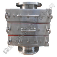 供应粉料除铁器，管道式三层14管