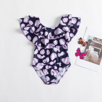 Детский слитный купальник, летняя пляжная одежда с принтом для девочек 1-5 лет, купальный костюм для малышей, Одежда для младенцев