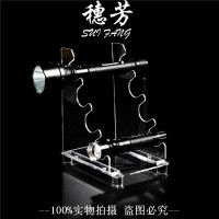 亚克力透明强光手电筒展示架  户外头灯架  自行车灯展架