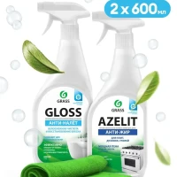 Набор для уборки дома Azelit + средство для ванны Gloss