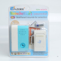 柔来牌2012新款9682型号36种声音用干电池直流带夜光无线门铃