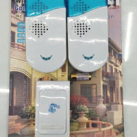 新款一拖二无线门铃电池款DC