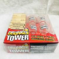 DRUNKEN TOWER 喝酒游戏积木酒具 益智叠叠乐 酒吧聚会派对娱乐