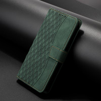 工厂批发适用iPhone15pro手机壳苹果14皮套13/11翻盖格菱纹case