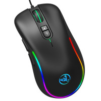 2022新款7D键游戏鼠标可宏编程RGB发光电竞有线鼠标gaming Mouse
