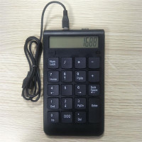 新品显示屏USB有线数字键盘带计算机功能小键盘密码扫描支付定制