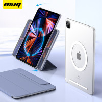 适用ipad pro11寸保护壳360旋转磁吸拆分Air5双面夹12.9寸防摔套