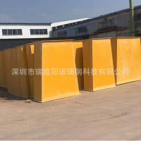 玻璃钢有机风管无机风管垃圾处理站化工厂防腐蚀耐酸碱除臭通风