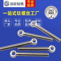 专业工厂 钛活节螺丝 带孔鱼眼钛螺栓 钛吊环螺栓 钛活结螺栓