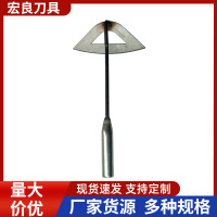 锄头家用多用途小锄头园林锄草铁把草锄头空心弧形小锄头农具批发