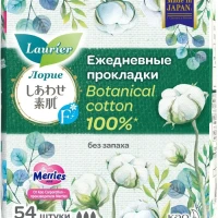 Прокладки на каждый день Лорие без запаха, 3 капли 54 шт