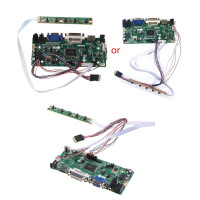 Плата контроллера LCD HDMI DVI VGA Audio PC модуль драйвера DIY Kit 15,6 "дисплей B156XW02 1366X768 1ch 6/8 бит 40-контактная панель