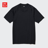 Uniqlo費德勒同款露營男裝DRY-EX吸濕排汗圓領T恤(短袖)445173
