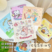 ins风夏季冰垫可爱豚鼠屁垫冰凉坐垫凝胶宠物散热垫子学生夏凉垫