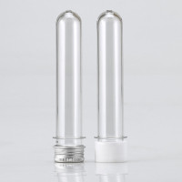 40ml透明圆柱塑料试管瓶 面膜粉瓶 PET面膜贴试管 浴盐糖果分装瓶
