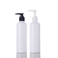 厂家现货供应250mlPET塑料瓶 乳液瓶 白色瓶子 压泵瓶