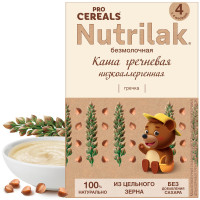 Каша гречневая детская Nutrilak Procereals с 4 месяцев, безмолочная, сухая, 200 г