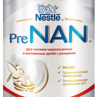 Молочная смесь Nestle preNAN для недоношенных и маловесных детей, с рождения, 400 г