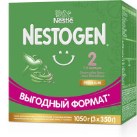 Молочная смесь Nestle Nestogen Premium 2, с 6 месяцев, для регулярного мягкого стула, 1050 г