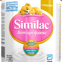 Молочная смесь Similac Антирефлюкс с 0 мес, для детей с непереносимостью лактозы, 375 г