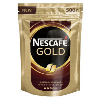 Кофе растворимый Nescafe Gold, м/у, 500 г