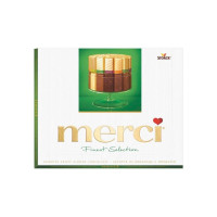 Шоколадные конфеты Мерси Ассорти с миндалём 250 г Merci chocolate candy Merci assorted with almonds 250g