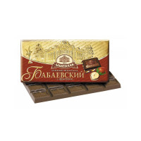 Шоколад Бабаевский тёмный с фундуком 100 г Chocolate Babaevsky dark with hazelnuts 100 g