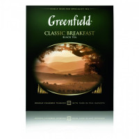 Чай черный в пакетиках для чашки Greenfield Classic Breakfast (Гринфилд Классик Брекфаст), 100*2 г