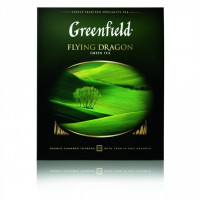 Чай зеленый в пакетиках для чашки Greenfield Flying Dragon (Гринфилд Флаинг Драгон), 100*2 г