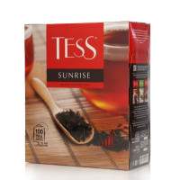 Чай черный в пакетиках для чашки Tess Sunrise (Тесс Санрайз) 100*1.8 г