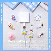 适用于苹果13数据线保护套卡通保护头ipad充电器保护创意卡通立体