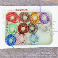 新款1.4米亮银电镀数据线保护套苹果安卓通用缠绕绳耳机保护绳线