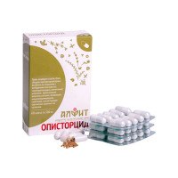 Концентрат на растительном сырье Описторцид, 60 капсул по 500 мг, Алфит