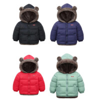 宝宝外贸童装2023新款儿童羊羔绒棉衣男童羽绒棉服女童加厚棉袄
