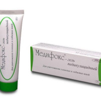 Медифокс Гель, антипаразитарное средство для лечения головного и лобкового педикулёза (от головных и лобковых вшей), 50г.