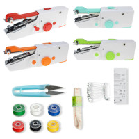 亚马逊跨境新款手持便携式缝纫机迷你电动家用handy stitch便携